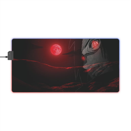 LED Mouse Pad - UCHIHA MADARA Design