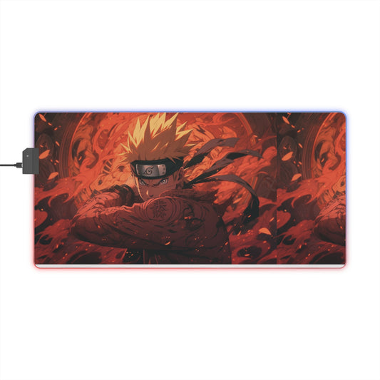 LED Gaming Mouse Pad NARUTO EDITION