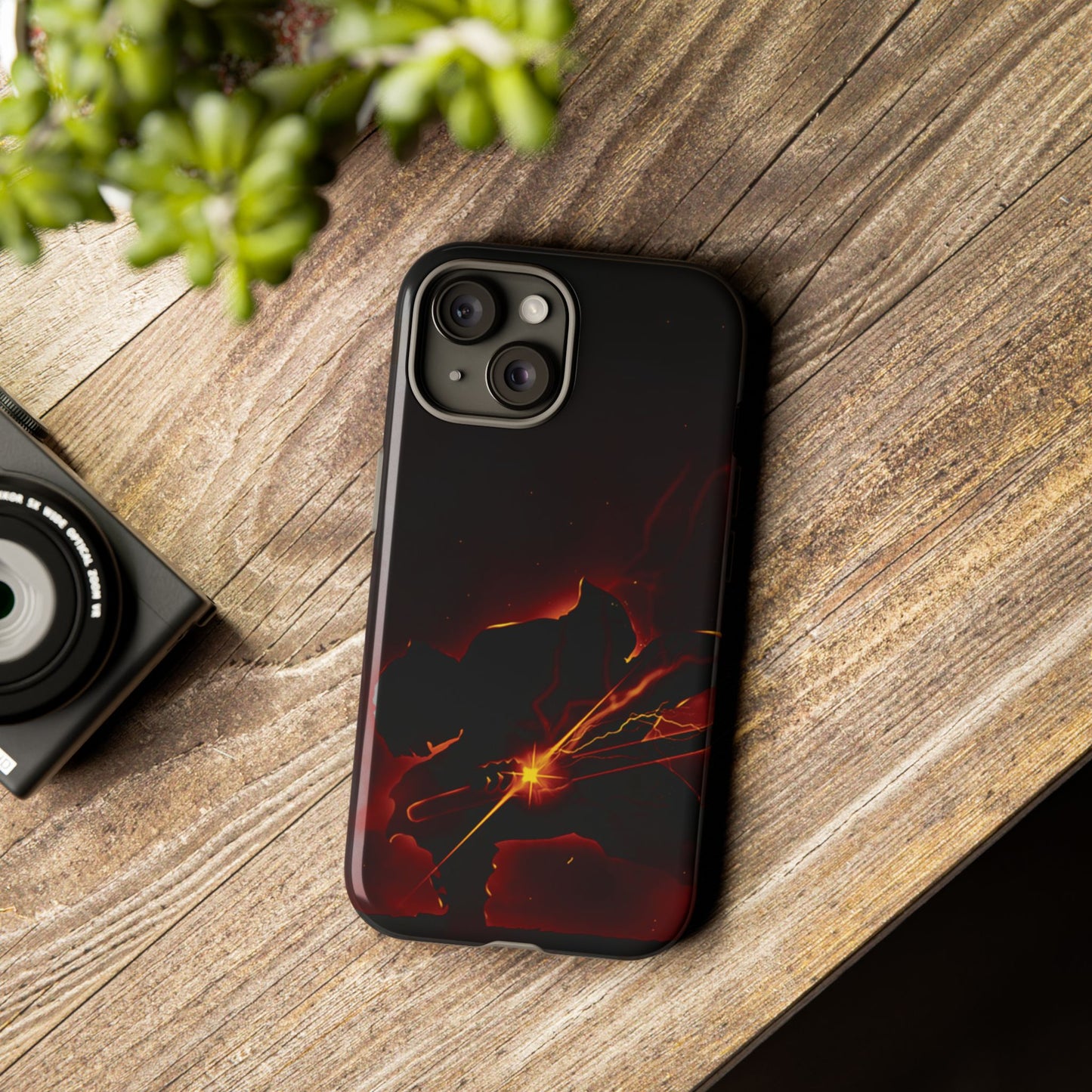 Phone Case - Inosuke Lighting Breath iPhone 15 Tough Case