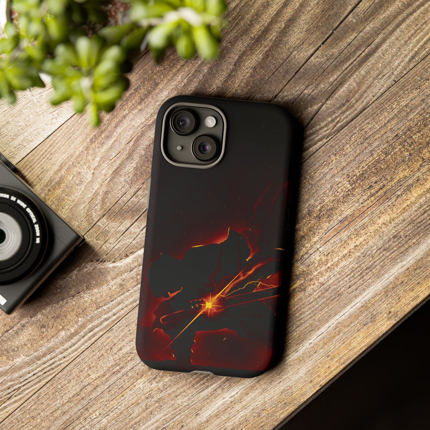 Phone Case - Inosuke Lighting Breath iPhone 15 Tough Case