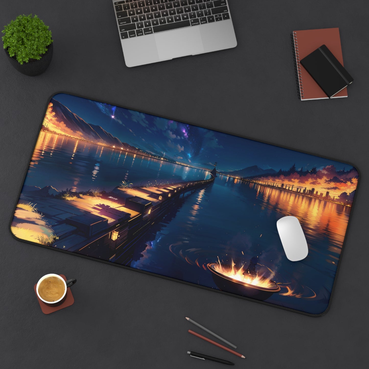 Relaxing desk mat