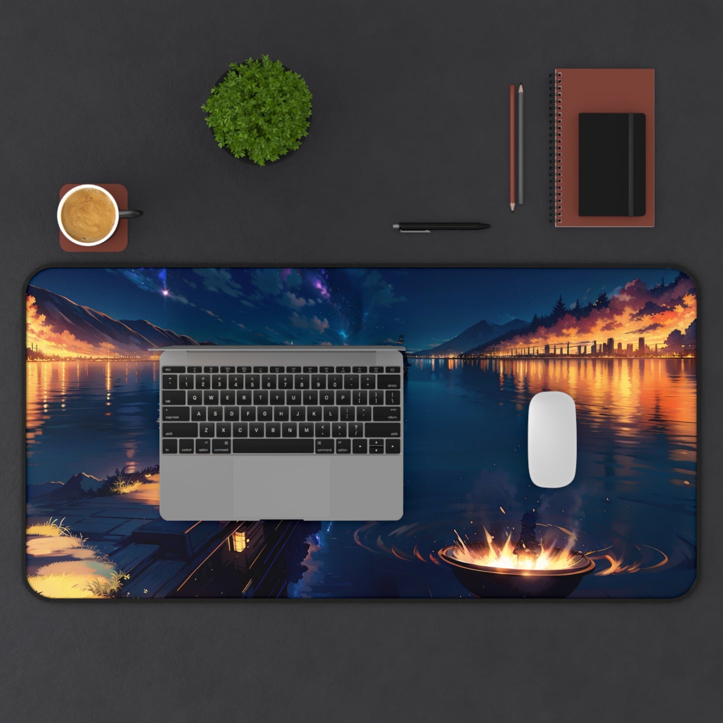 Relaxing desk mat